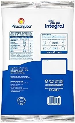 Piracanjuba Leite Em Pó Integral 1Kg