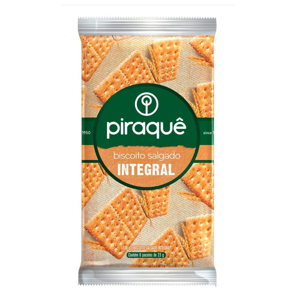 Piraquê Integral: O Sabor Leve e Crocante!