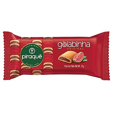 Piraquê Mini Roladinho de Goiaba: 20 Unidades!