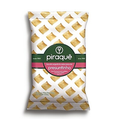 Piraquê Presuntinho 100g: Crocância Irresistível!