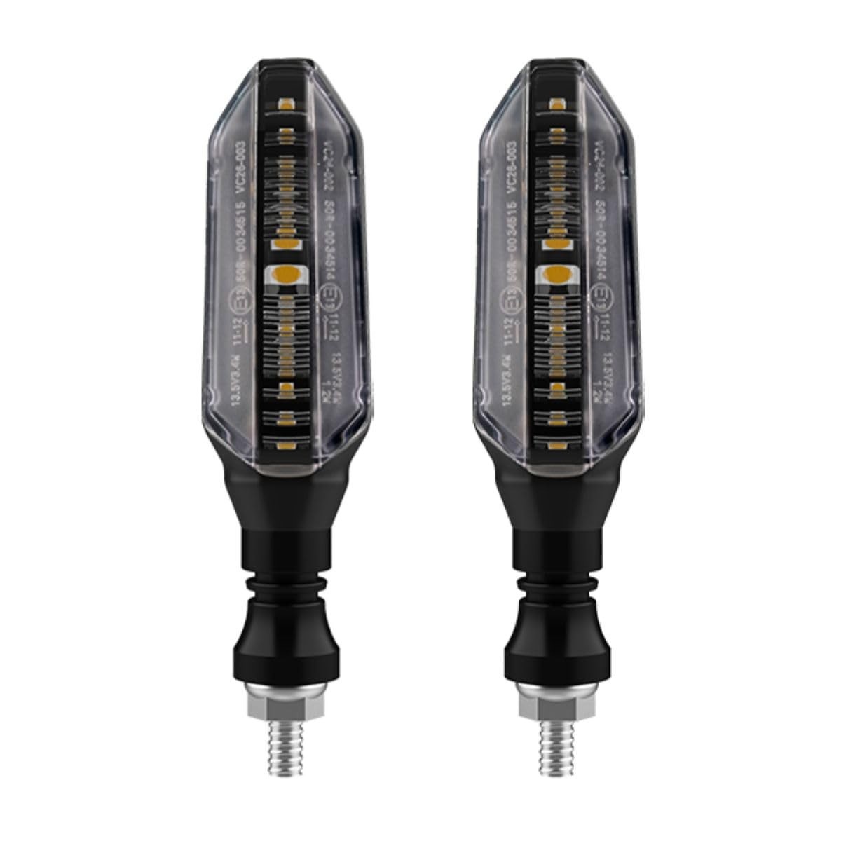 Pisca de LED Universal para Moto - Seta Cb 250 Twister Stallion (Rosca)