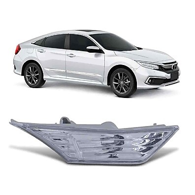 Pisca Lateral Civic: Cristal, Direito e Durável!