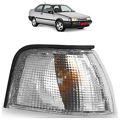 Pisca Seta Dianteira para Fiat Tempra 1996-1999 Cristal Preta