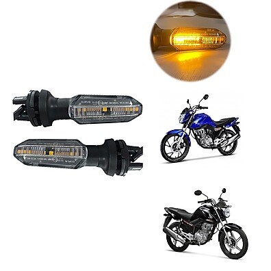 Piscas LED Sequenciais: Titan, Fan, Start e CB 250