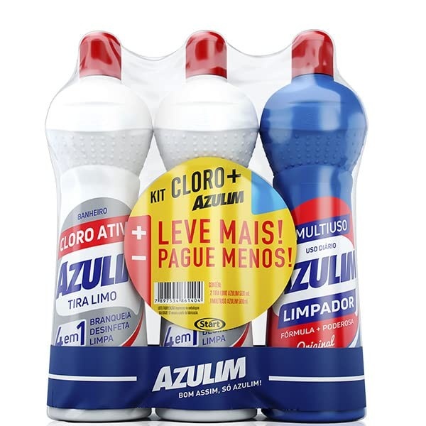Kit Cloro Mais Azulim - Limpeza Poderosa e Segura para sua Piscina