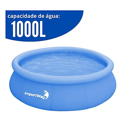 Piscina Inflável 1000L Importway: Refresque-se!