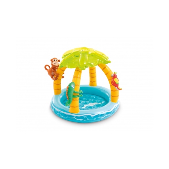 Piscina Inflável Ilha Tropical 45L com Cobertura - INTEX