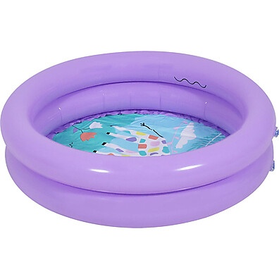 Piscina Inflável Infantil Kiddie 2 Anéis 21 Litros Bel: Diversão Segura para Crianças
