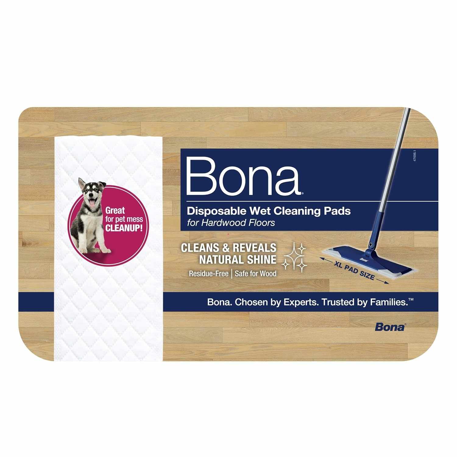 Recargas para Mop Refills Hardwood 12PK - Limpeza Eficaz e Sustentável para Pisos Laminados