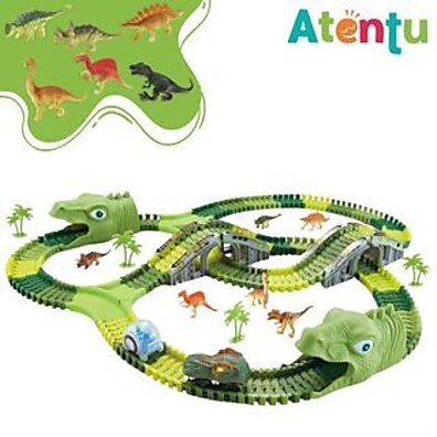 Pista de Dinossauros Radical: Aventura e Luz!