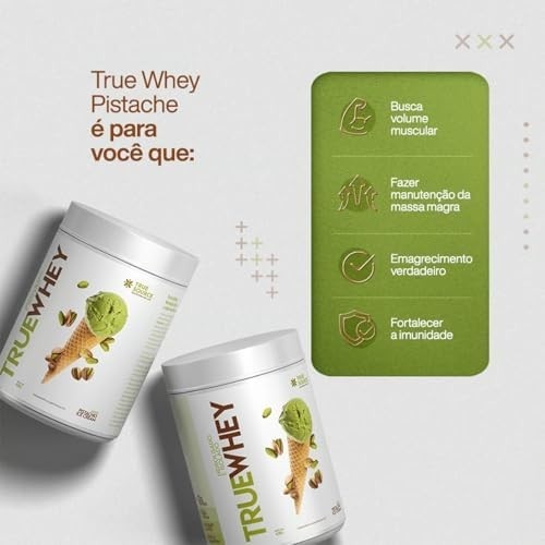 Proteína True Whey Pistachio Ice Cream Sachê True Source 32g