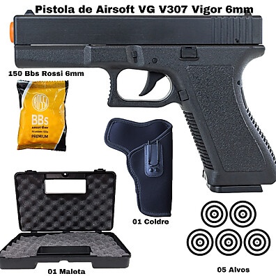 Pistola Airsoft Rossi V307: Guia Completo + Kits