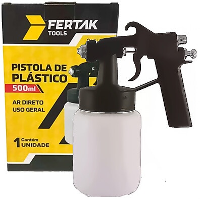Pistola de Pintura Ar Direto 500ml – Profissional e Versátil