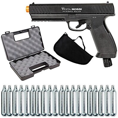 Pistola Paintball Vesta .50 Rossi: Kit Completo!