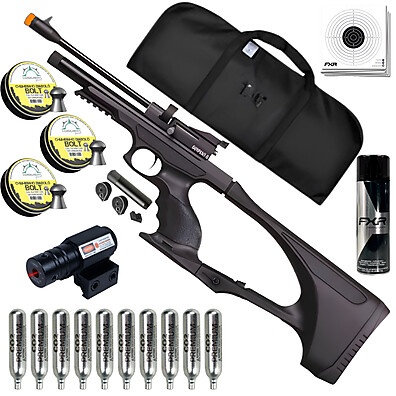 PISTOLA/CARABINA TAG SERPENT-S CO2 5,5MM – 2 EM 1 TÁTICA
