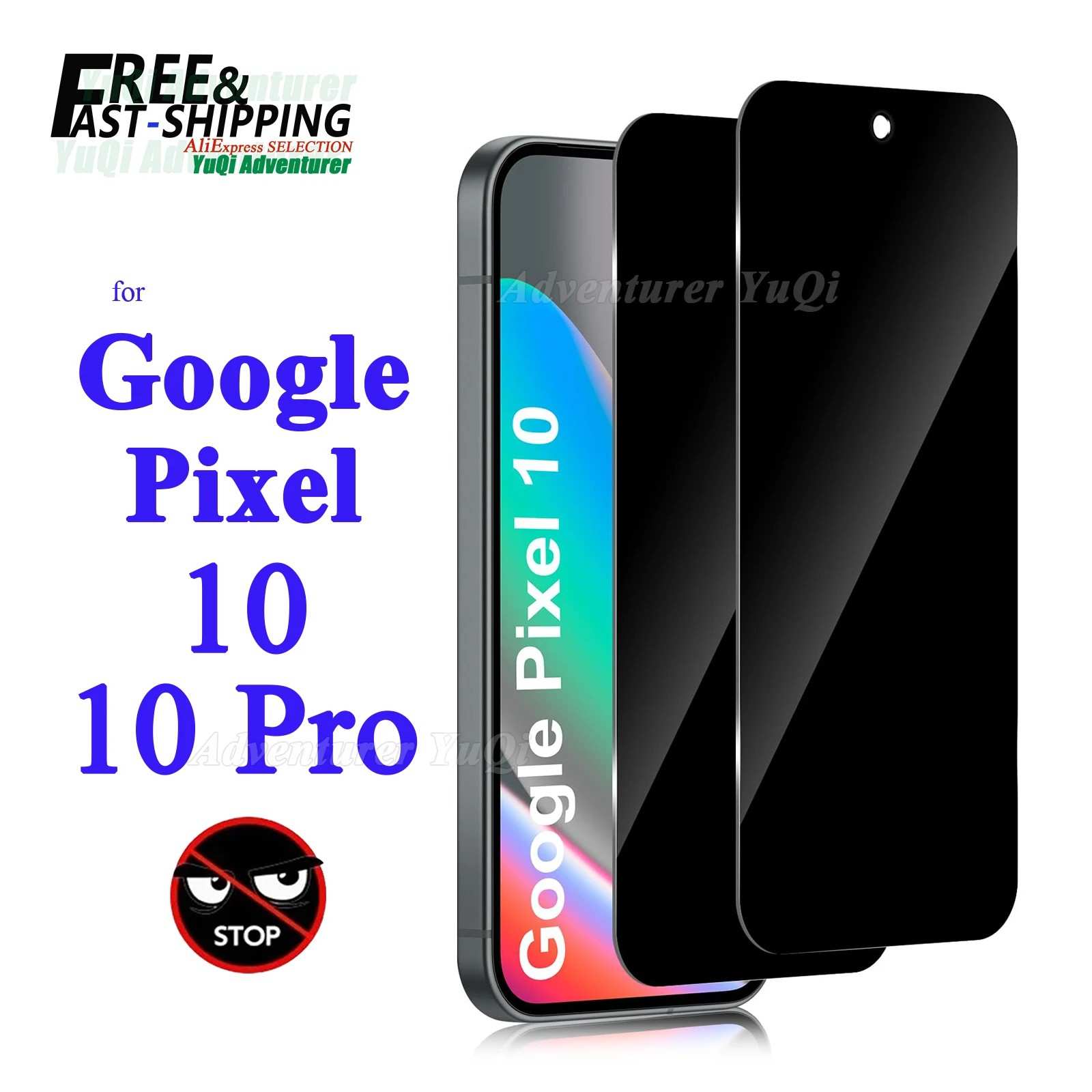 Pixel 10 Pro: Película Privacidade Anti-Espia 9H
