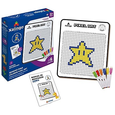 Pixel Art Xalingo: Desenhe e Pinte!