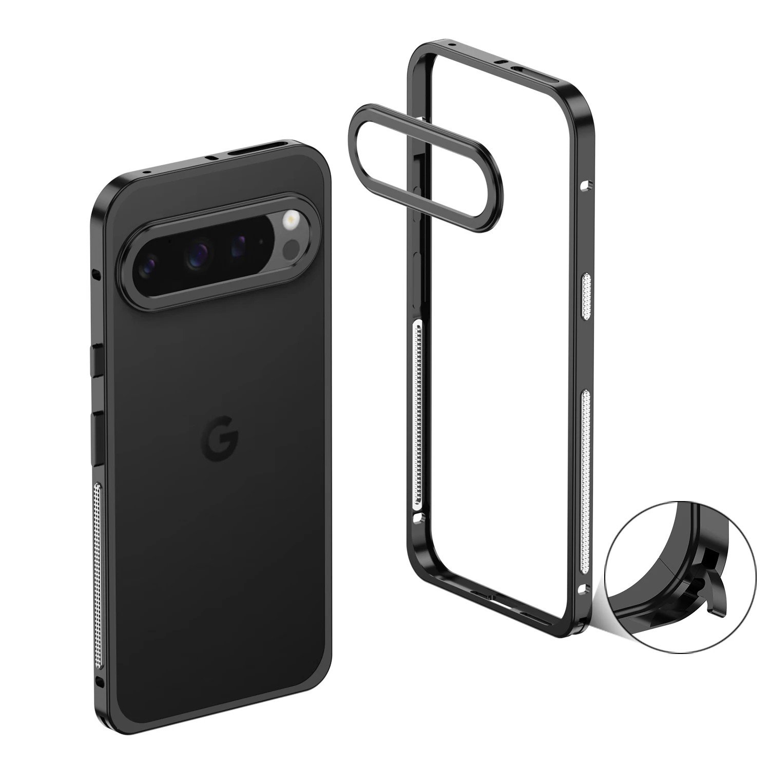 Pixel Protegido: Capa Bumper de Alumínio Premium
