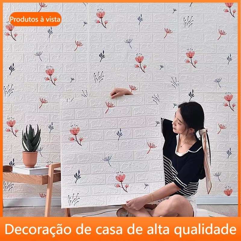 Placa 3D Adesiva para Parede – Decoração Moderna e Fácil de Aplicar