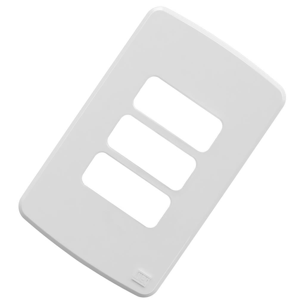 Placa Acabamento WEG Compose: 4x2, 3 Postos – Elegância e Qualidade