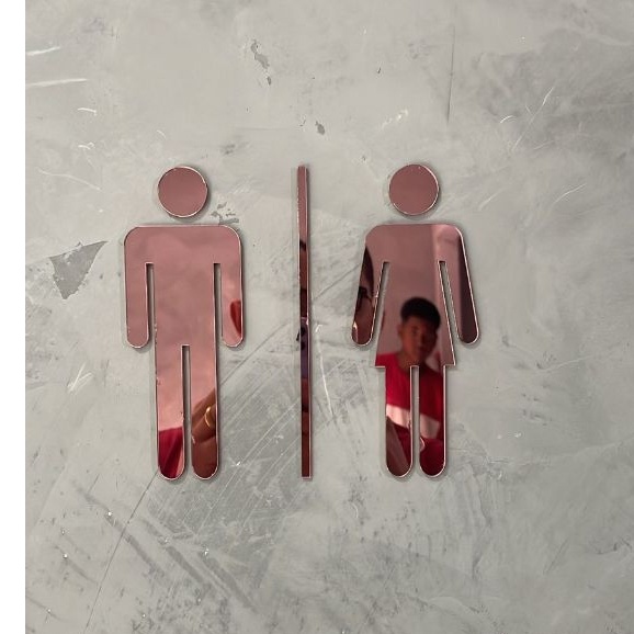 Placa Banheiro Acrílico Espelhado: Elegância e Praticidade