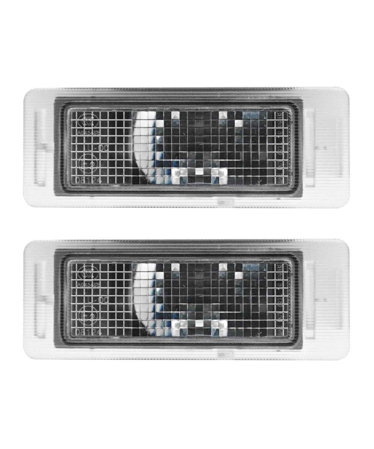 Kit 2 Carcaças Luz de Placa 13502178 para Chevy, GMC, Cadillac - Durabilidade e Encaixe Perfeito