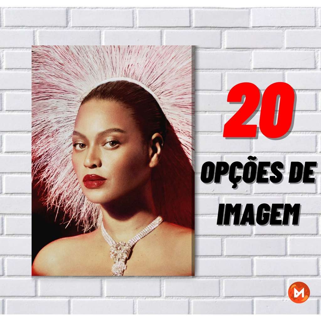 Placa Decorativa Beyoncé: Elegância e Estilo para Sua Parede