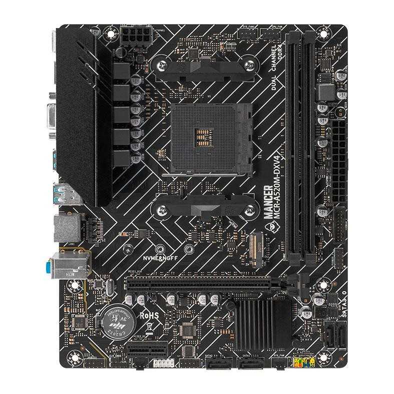 Placa Mãe Mancer A520M DX: Potência AMD AM4
