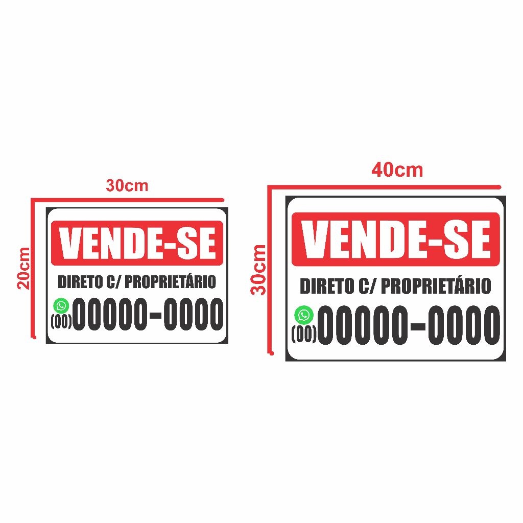 placa-personalizada-vende-sealuga-se-resistente-e-pratica