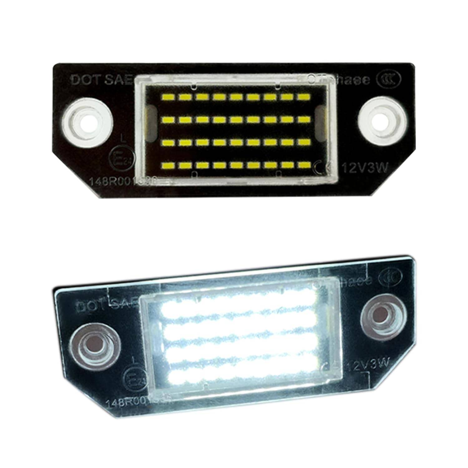 Ilumine sua Placa: Lâmpada LED Completa para Ford Focus C-MAX e MK2 (2003-2008) - Brilho Intenso e Durabilidade Garantida!