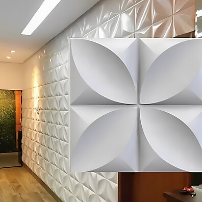 Placas 3D PVC: Decore Paredes com Estilo!