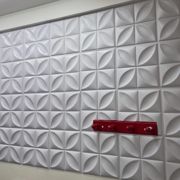 Placas PVC 3D Decorativas 25cm - Transforme sua Parede com Estilo