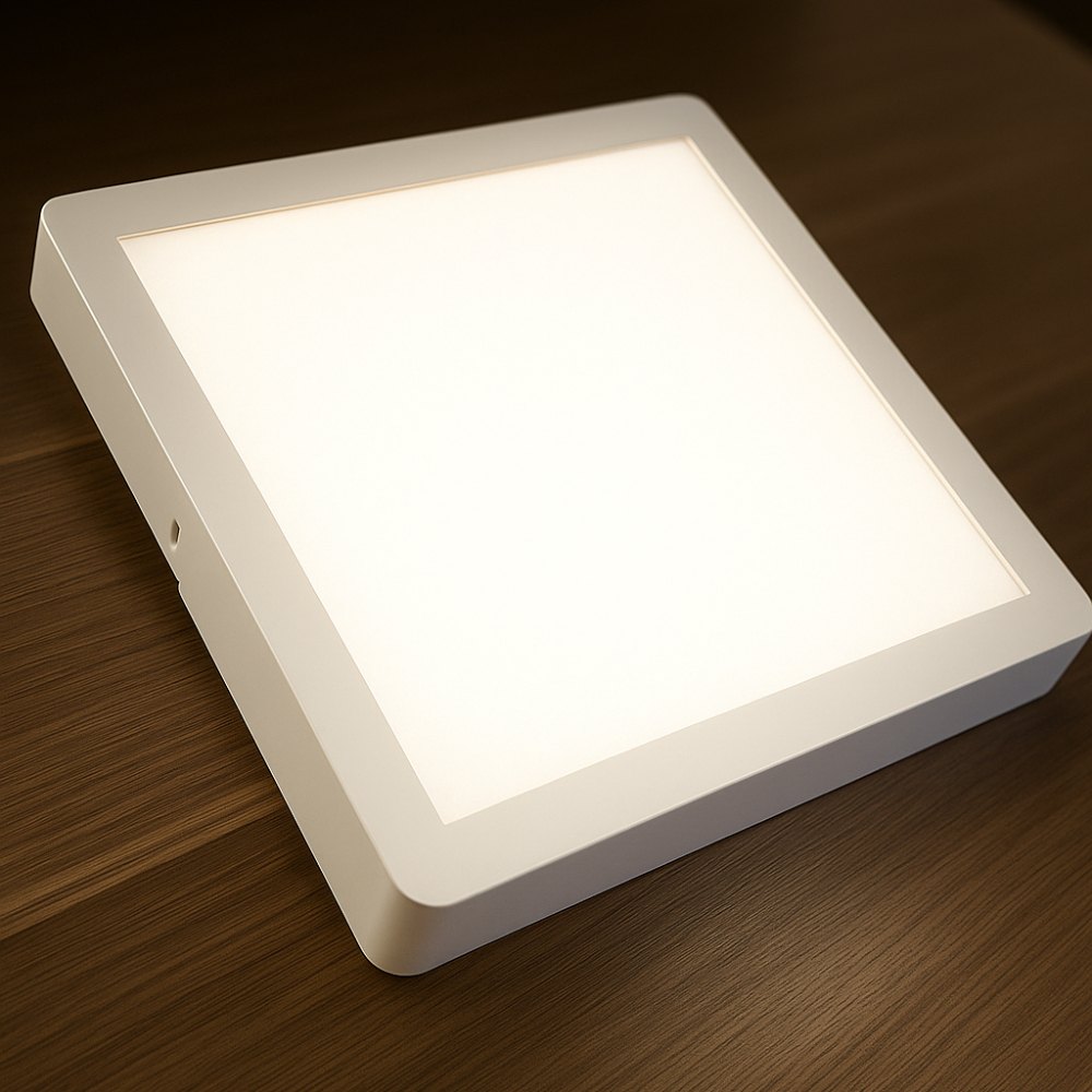 Plafon LED Quadrado 36W: Luz Brilhante e Moderna!