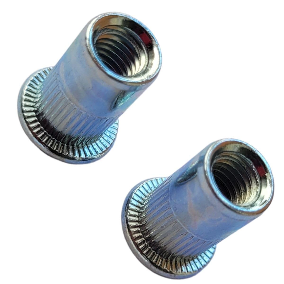 Kit 30 Porcas Rebite M5 Zincado Aba Plana Popnut Revkle - Fixação Profissional