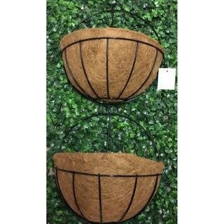 Vaso de Canto Fibra de Coco para Orquídeas e Plantas