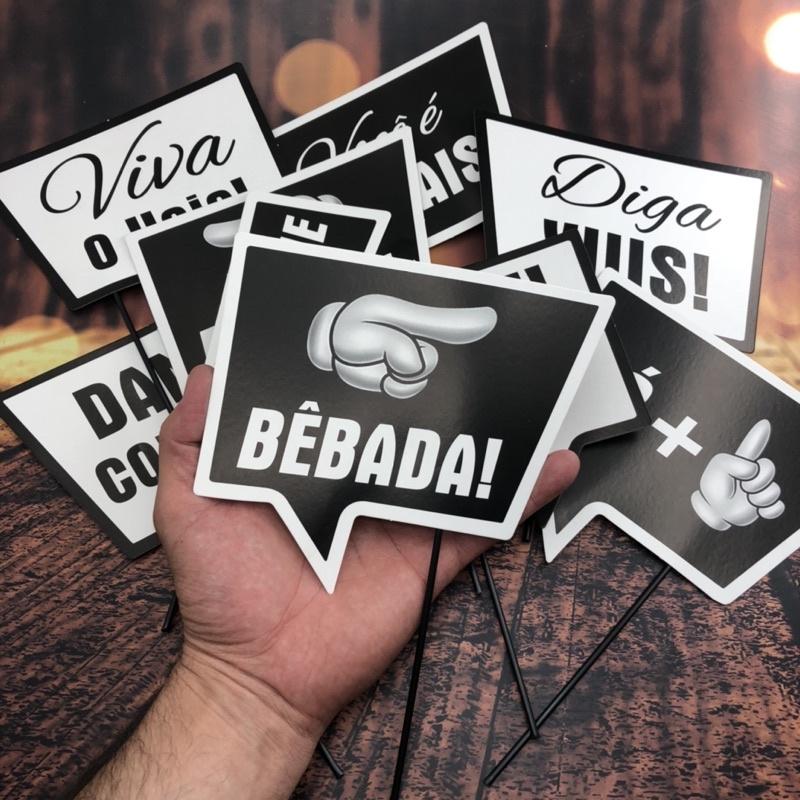 Plaquinhas Selfie Casamento: Diversão Garantida!