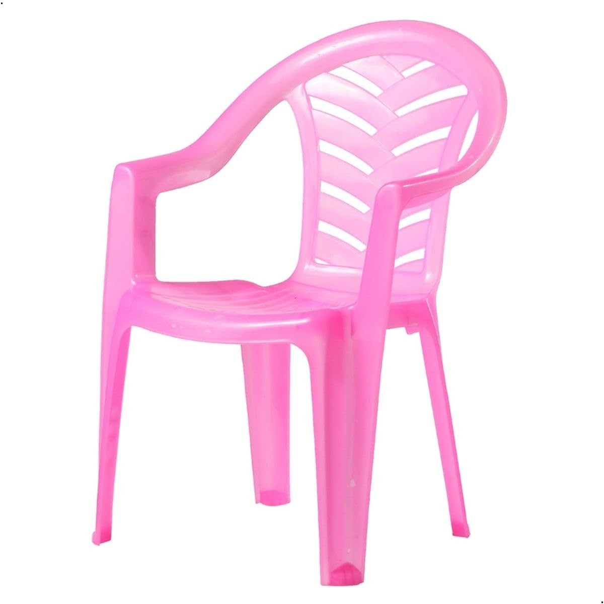 Cadeira Infantil Plastex Rosa Reforçada Empilhável - Conforto e Segurança para Crianças