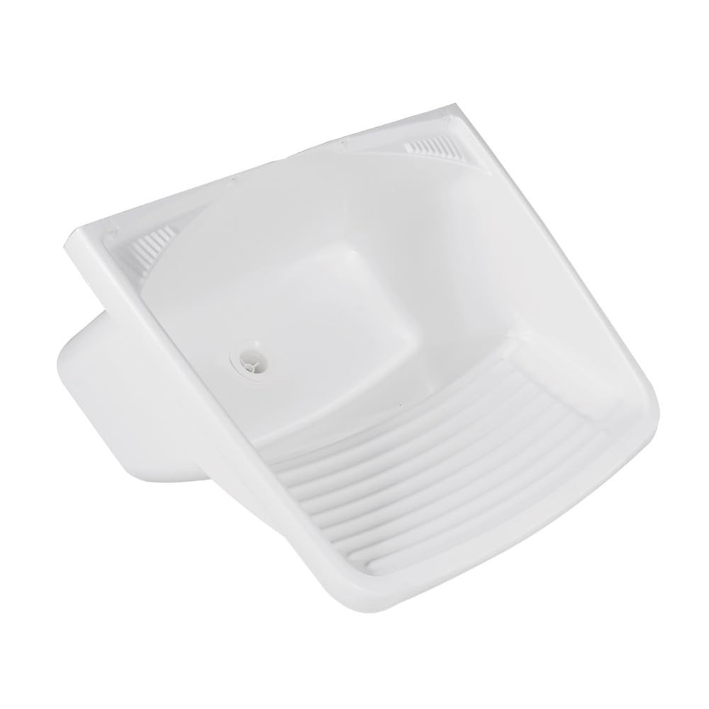 Tanque de Plástico Branco 23L - 28x55x43 cm | Resistente e Versátil para Armazenamento