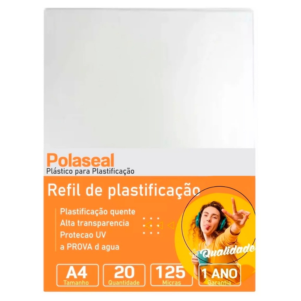 Plástico A4 Polaseal: Proteção Imbatível (20un)
