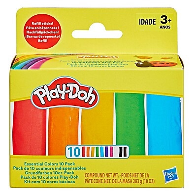 Play-Doh: Kit 10 Cores Básicas - Diversão Criativa!
