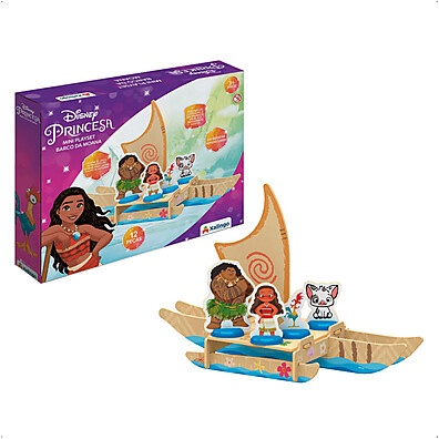 Playset Barco Moana Xalingo: Aventura e Aprendizado!