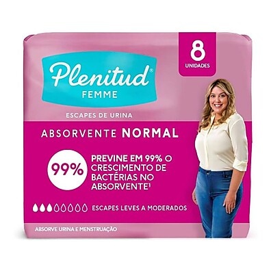 Plenitud Femme Normal: Proteção e Conforto para Escapes