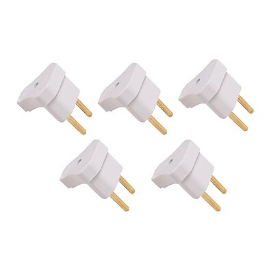 Plugue Macho Angular: Kit 5 Unidades 10A