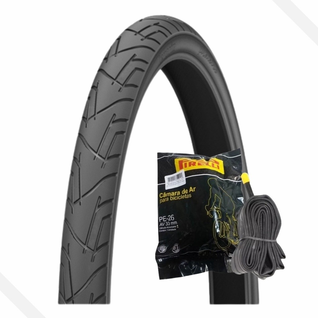 Pneu 26 Levorin Praieiro + Câmara Pirelli: Kit Ideal!