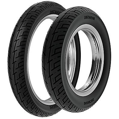 Pneu Biz 100/125: Kit Dianteiro e Traseiro Rinaldi