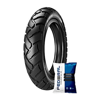 Pneu Bros 120/90-17 + Câmara: Aderência Total!