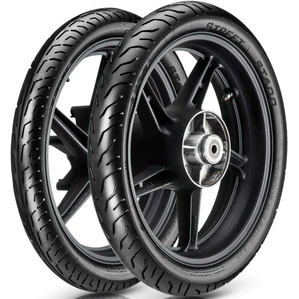 Kit Pneu Vipal ST600 para Honda CG 160 Titan e Yamaha YBR 125: Performance e Segurança