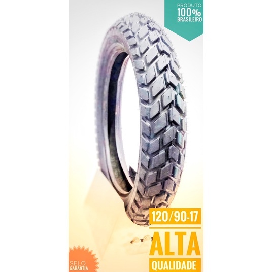 Pneu FALCON 120/90-17 Ecológico: Durabilidade e Tração na Estrada