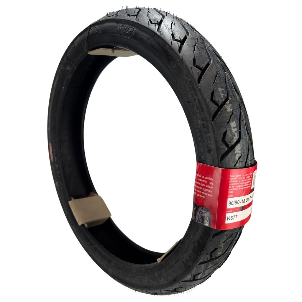 Pneu Moto 90/90-18 Kenda Thorax: Durabilidade e Aderência