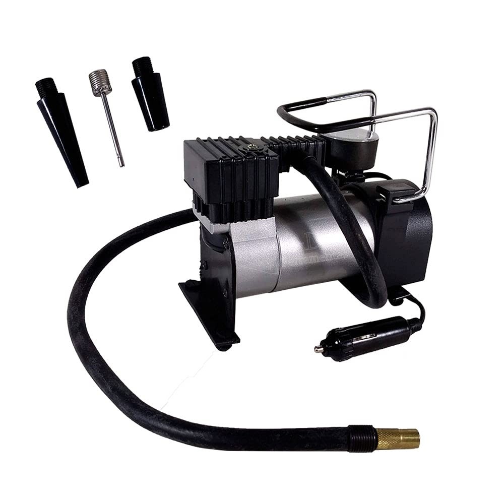 Mini Compressor de Ar Portátil 14V: Pneu Carro, Moto e Bicicleta - Encha Rápido!